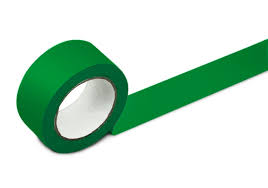 Adhesif de tracage au sol vert